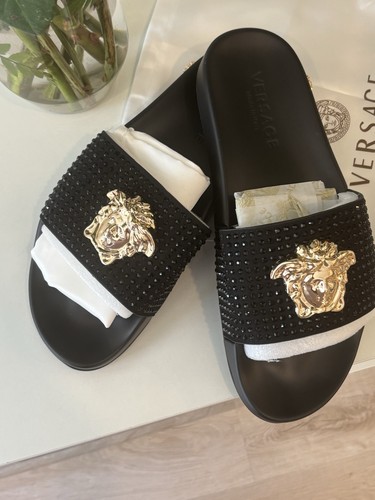 Versace medusa slides - versace, women